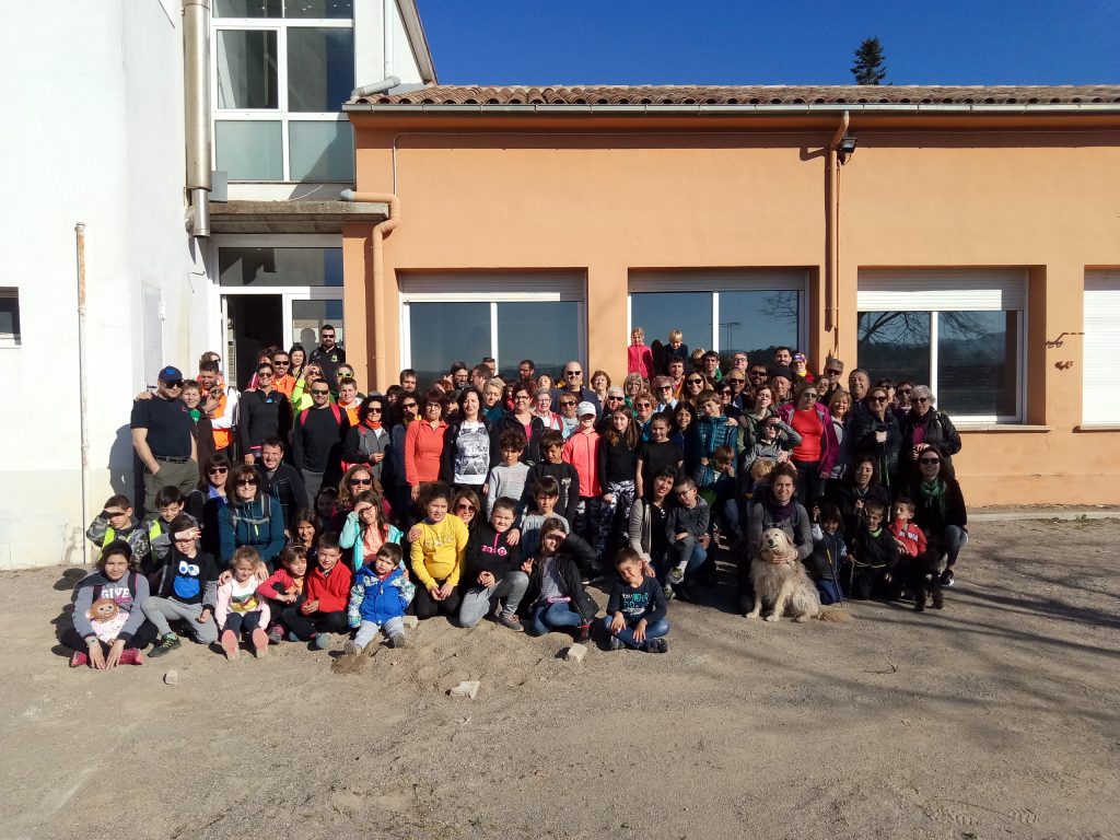 Participants a la Caminada del 10 de març de 2019