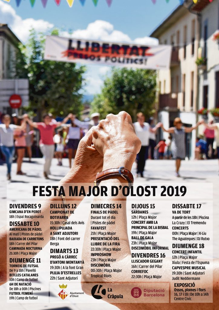 Programació de Festa Major 2019
